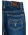 Image #4 - Cowboy Hardware Infant & Toddler Boys' Medium Wash Steerhead Skull Pocket Straight Leg Jeans , , hi-res