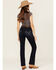 Image #1 - Rock & Roll Denim Women's Dark Wash High Rise Bootcut Stretch Denim Jeans, Dark Wash, hi-res