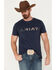 Ariat Men's Chimayo Americana Southwestern Graphic T-Shirt, Navy, hi-res