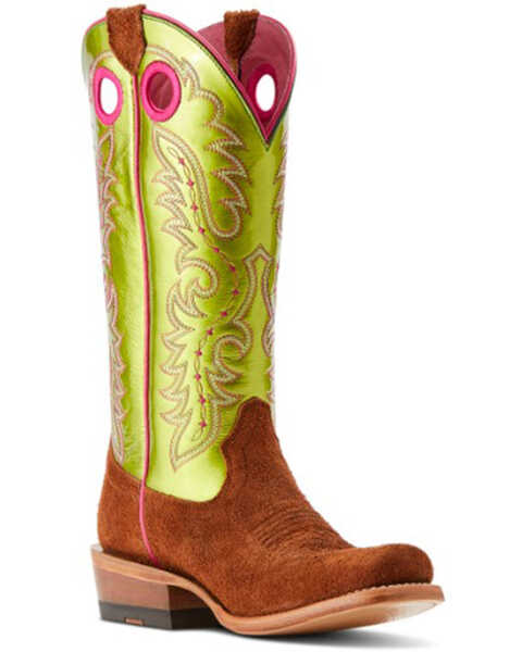 Image #1 - Ariat Women's Futurity Boon Western Boots - Square Toe, Brown, hi-res