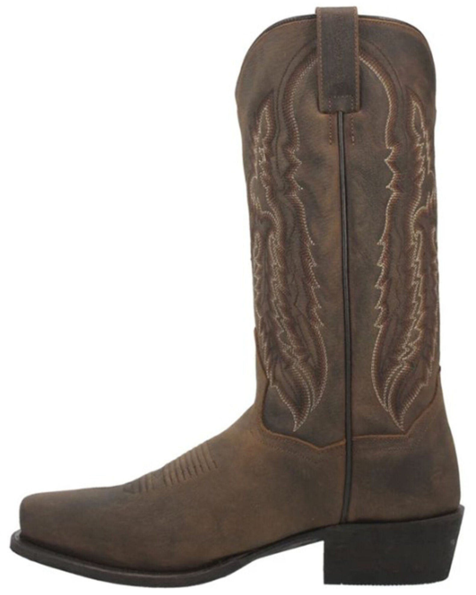 Image #3 - Dan Post Men's Earp Western Boots - Square Toe, Bay Apache, hi-res