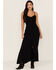 Idyllwind Women's Solid Slip Dress, Black, hi-res