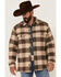 Image #1 - Moonshine Spirit Men's Taupe Farmersville Plaid Heavy Button-Front Shirt Jacket , , hi-res