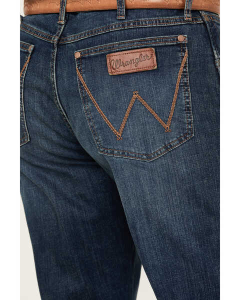 Image #4 - Wrangler Retro Men's Dellwood Medium Wash Relaxed Bootcut Stretch Denim Jeans - Tall , Medium Wash, hi-res