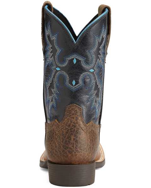 Ariat Boys' Tombstone Western Boots - Broad Square Toe, Earth, hi-res