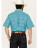 Image #4 - Wrangler Riata Men's Boot Barn Exclusive Assorted Plaid Print Short Sleeve Button-Down Stretch Western Shirt, Multi, hi-res