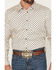 Image #3 - Gibson Trading Co Men's Old West Geo Print Long Sleeve Button-Down Western Shirt, Tan, hi-res