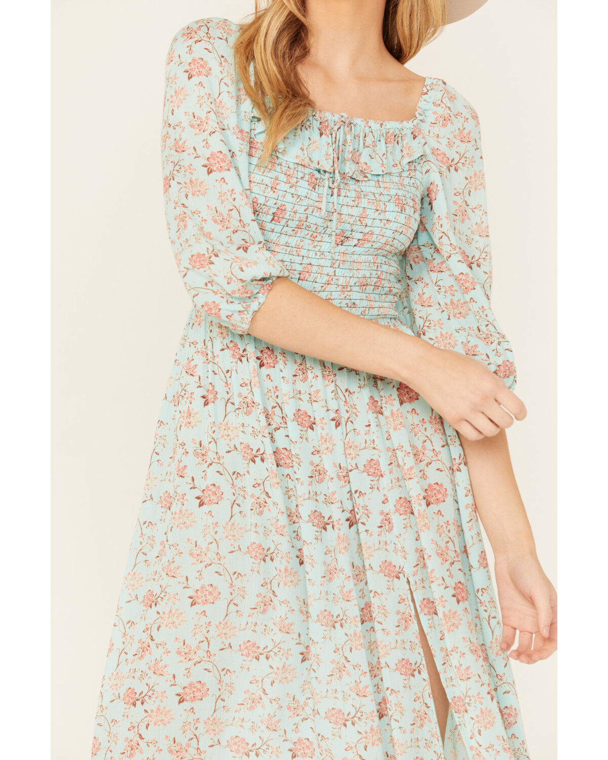 Image #3 - Rock & Roll Denim Women's Floral Boho Midi Dress, , hi-res