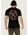 Image #4 - Troll Co Men's Retro Knuckle Buster Short Sleeve Graphic T-Shirt, Black, hi-res