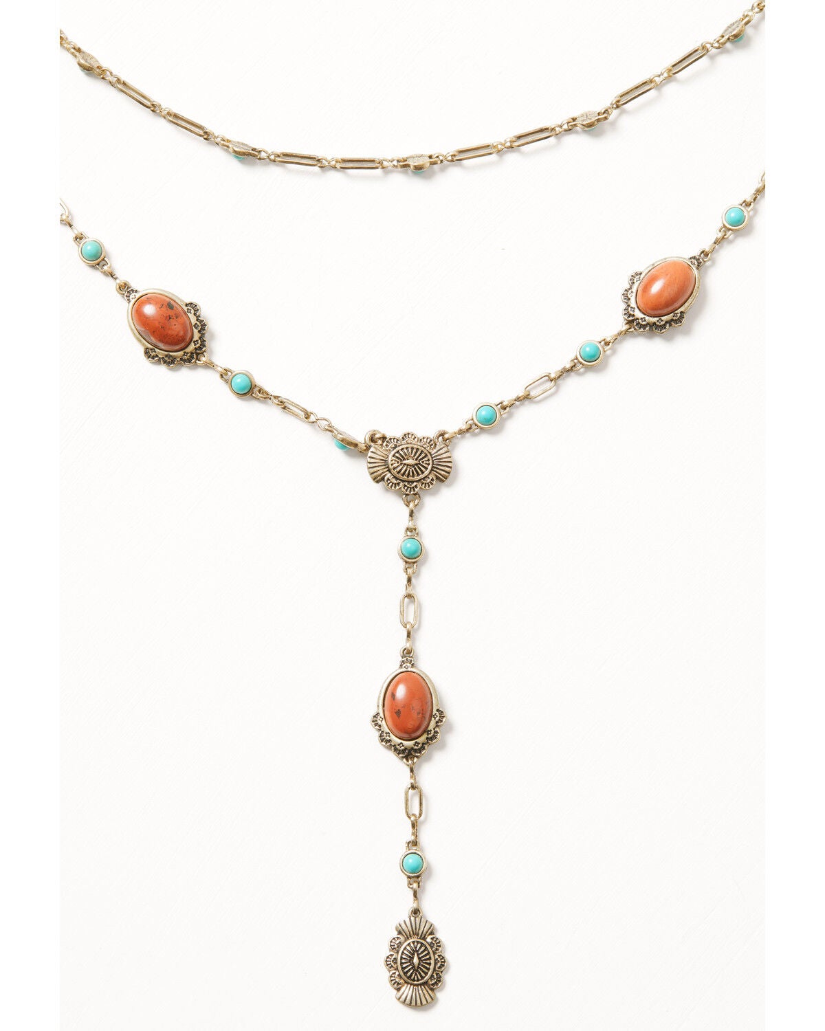 Image #2 - Shyanne Women's Golden Skyland Layered Jewelry Set - 2 Piece, Gold, hi-res