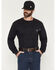 Image #1 - Carhartt Men's FR Force® Loose Fit Lightweight Long Sleeve Camo C Graphic T-Shirt, Black, hi-res