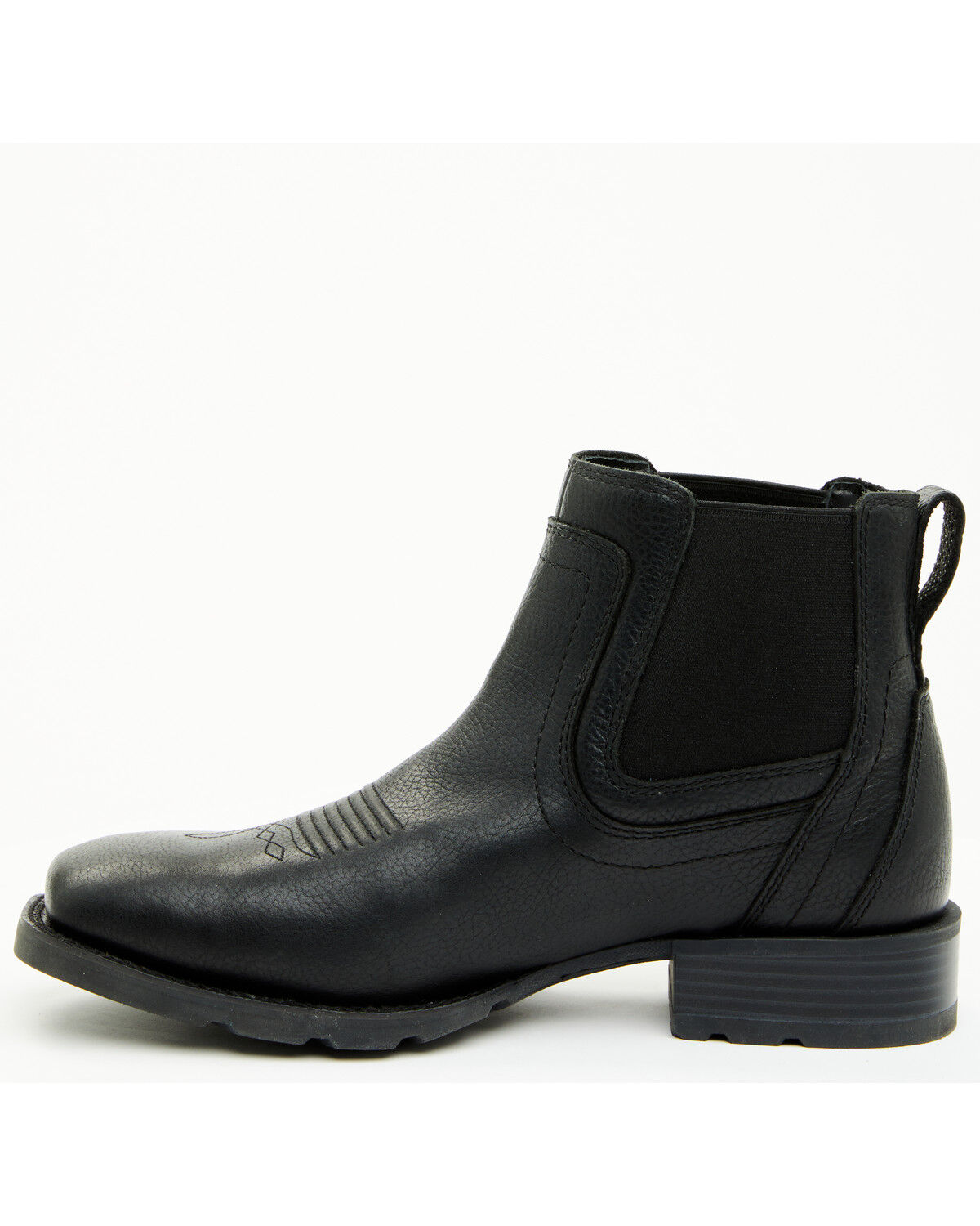 Image #3 - Cody James Men's Ranger Chelsea Boots - Broad Square Toe, Black, hi-res