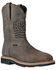 Image #1 - Hoss Men's Rushmore Wellington Western Work Boots - Composite Toe, Brown, hi-res