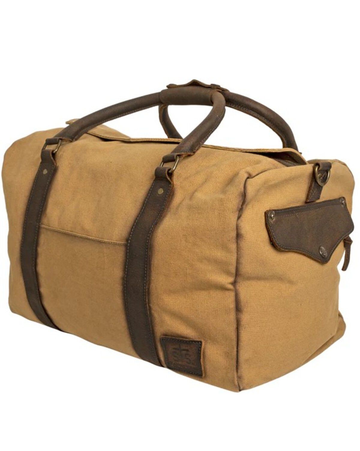 Image #2 - STS Ranchwear by Carroll Buffalo Creek Small Leather Duffle Bag, Tan, hi-res