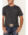 Wrangler Men's Black Logo Ascending Short Sleeve T-Shirt , Black, hi-res