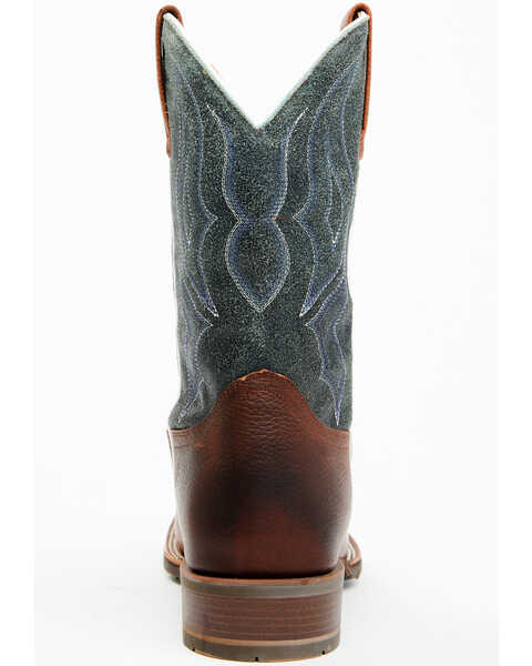 Image #5 - Cody James Men's Xtreme Xero Gravity Western Performance Boots - Broad Square Toe, Brown/blue, hi-res
