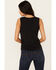 Image #4 - Idyllwind Women's Resha Lace Rib Knit Cami , Black, hi-res