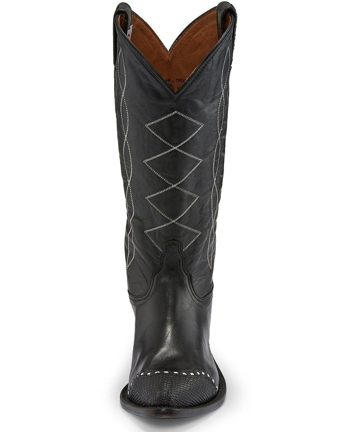 womens black pointed toe cowboy boots