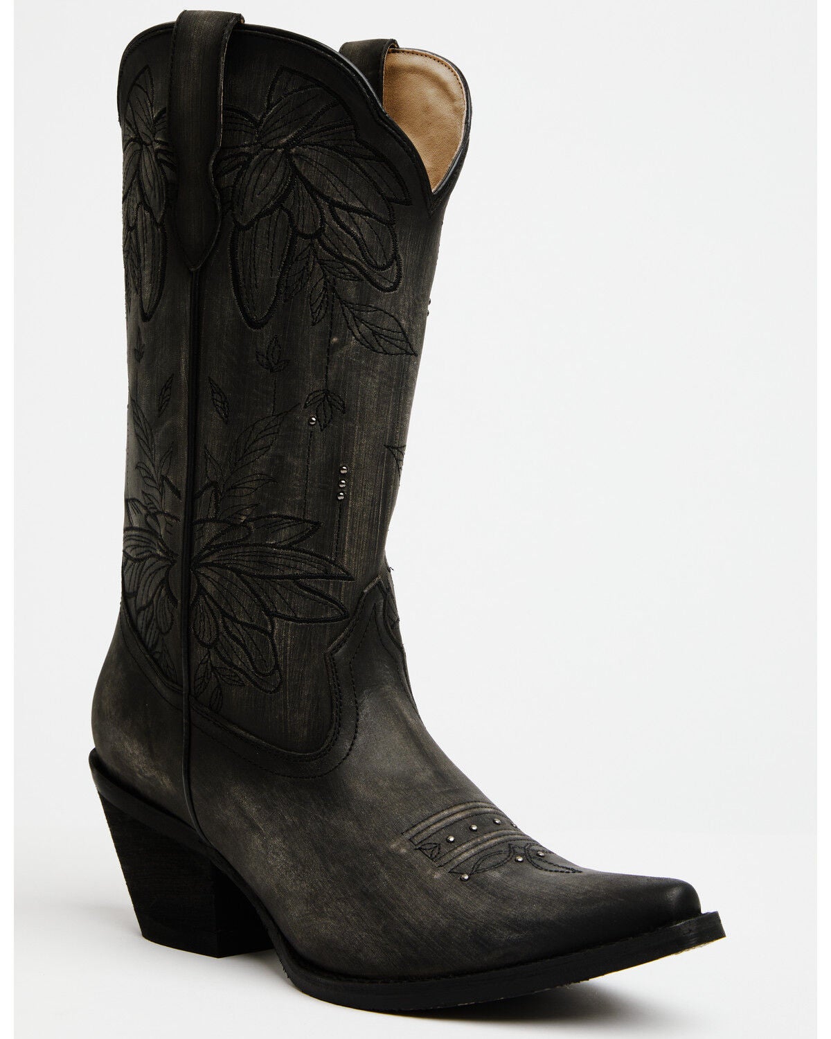 Shyanne Women's Toba Western Boots - Snip Toe, Black, hi-res