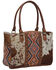 Image #2 - Myra Bag Women's Cowhide Embroidery Tote , Multi, hi-res