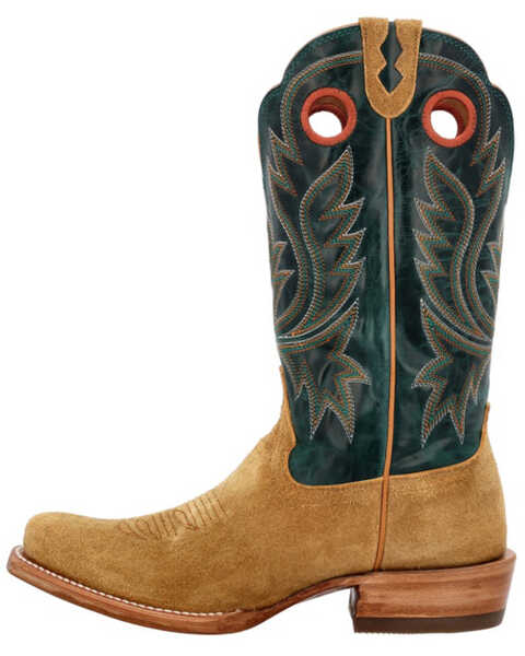 Image #3 - Durango Men's PRCA Collection Roughout Western Boots - Square Toe , Multi, hi-res