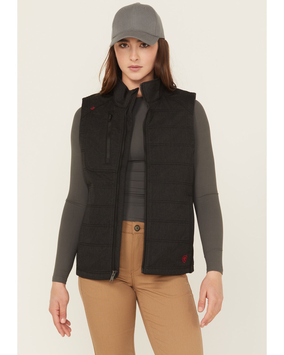 Image #1 - Ariat Women's FR Cloud 9 2.0 Insulated Vest, Black, hi-res