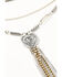 Image #2 - Shyanne Women's Etched Heart Layered Necklace, Gold, hi-res
