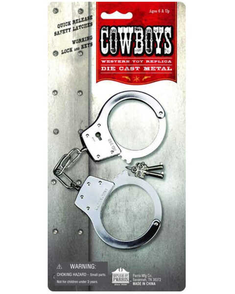 Parris Western Replica Handcuffs, No Color, hi-res