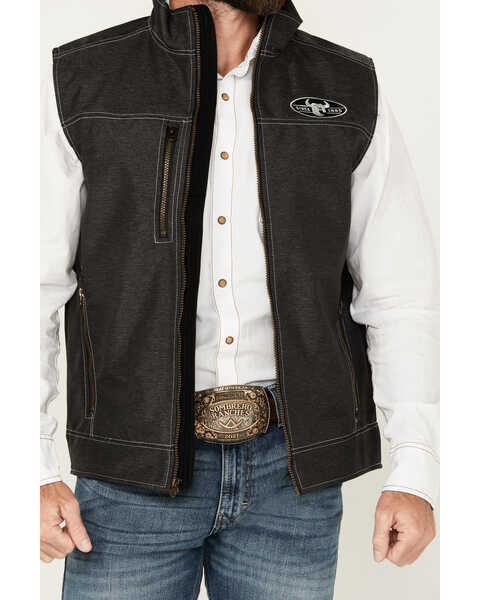 Image #2 - Cowboy Hardware Men's Woodsman Tech Vest , Black, hi-res