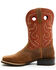 Image #3 - Cody James Cush Core® Men's Honcho Performance Western Boots - Broad Square Toe, Orange, hi-res