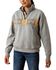 Image #1 - Ariat Women's Selena 1/2 Zip Pullover Sweatshirt, Grey, hi-res