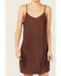 Image #3 - Shyanne Women's Faux Suede Sleeveless Dress, Dark Brown, hi-res