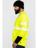 Image #3 - Ariat Men's FR Crew Hi-Vis Long Sleeve Work Shirt , Yellow, hi-res