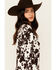 Image #2 - Wrangler Retro Women's Cow Print Long Sleeve Mini Dress, Brown, hi-res