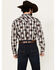 Image #4 - Cody James Men's Zion Sunset Southwestern Print Long Sleeve Snap Western Shirt , Red, hi-res