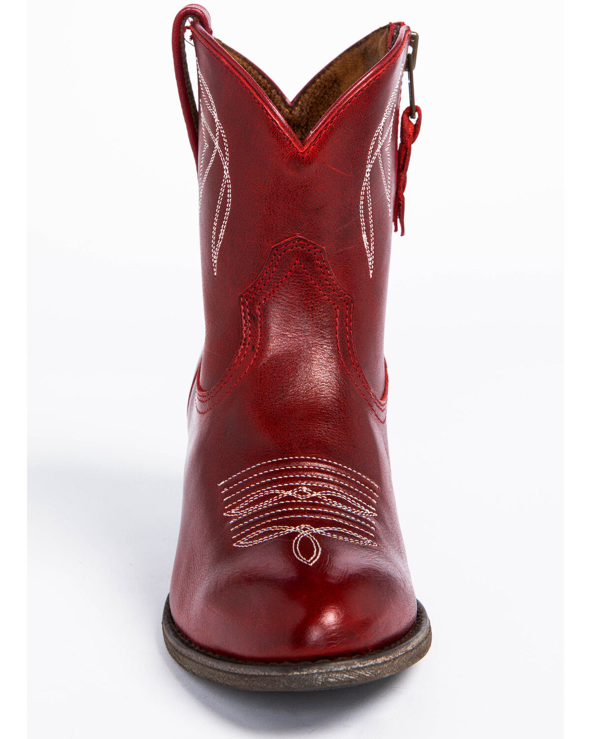 Image #4 - Ariat Women's Darlin Booties - Medium Toe, Red, hi-res