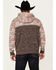 Hooey Men's Jimmy Southwestern Print Hooded Sweatshirt, Brown, hi-res