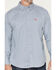 Image #3 - Ariat Men's FR Mantle Geo Print Long Sleeve Button-Down Work Shirt, Blue, hi-res