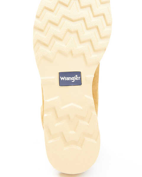 Image #7 - Wrangler Footwear Men's Heritage Wedge Boots - Round Toe, Brown, hi-res