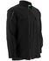 Huk Performance Fishing Men's Next Level Long Sleeve Button Down Woven Shirt , Black, hi-res