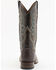 Ferrini Women's Teju Lizard Western Boots - Broad Square Toe, Chocolate, hi-res