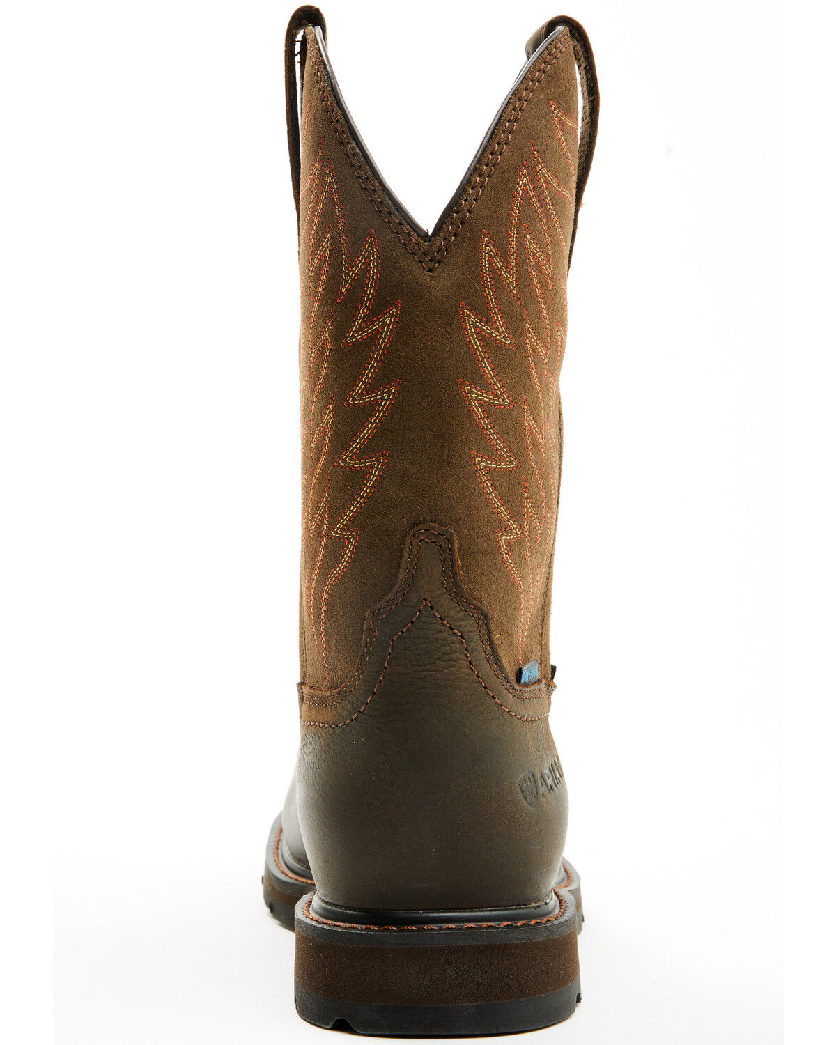 Image #5 - Ariat Men's Groundbreaker H20 Western Boots - Steel Toe, Dark Brown, hi-res