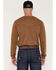 Image #4 - Cody James Men's FR Roughneck Solid Long Sleeve Snap Henley Work Shirt, Khaki, hi-res
