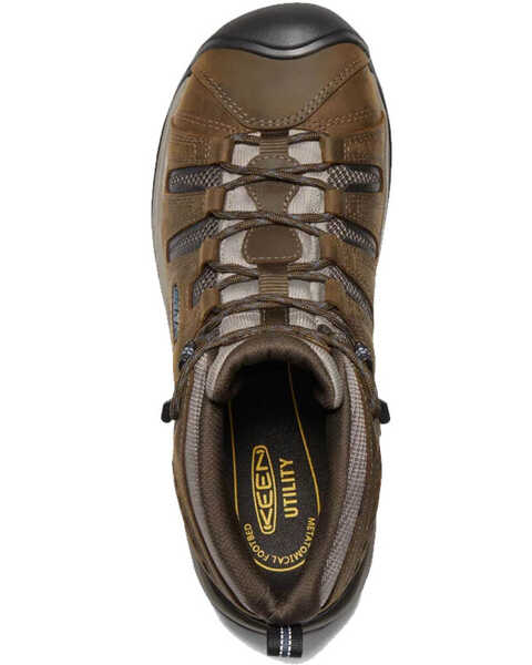 Image #3 - Keen Men's Flint II Waterproof Work Boots - Steel Toe, Brown, hi-res