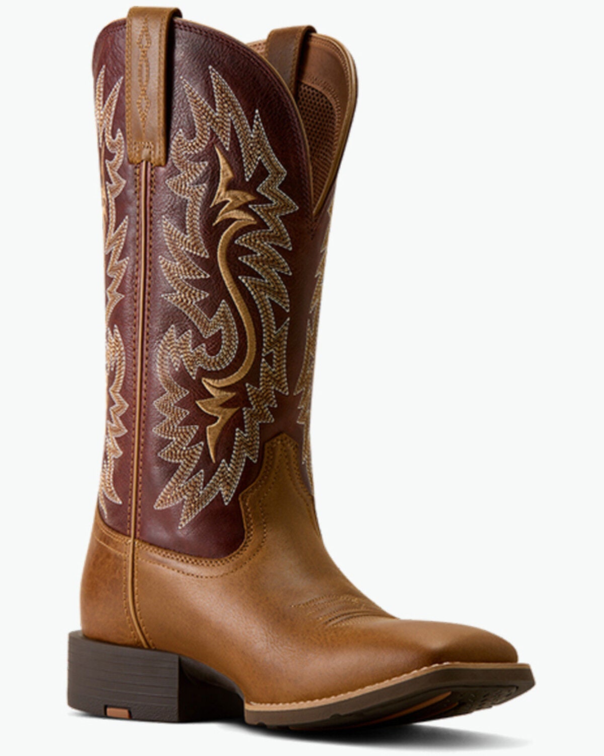 Ariat Men's Sport Colter Performance Western Boots - Broad Square Toe, Brown, hi-res
