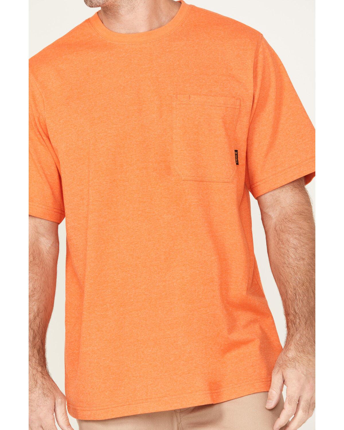 Image #3 - Hawx Men's Forge Short Sleeve Work T-Shirt, Orange, hi-res