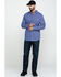 Image #6 - Ariat Men's FR Cobalt Print Liberty Long Sleeve Work Shirt, Blue, hi-res