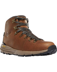 Danner Men's Brown Mountain 600 Hiking Boots - Round Toe, Brown, hi-res