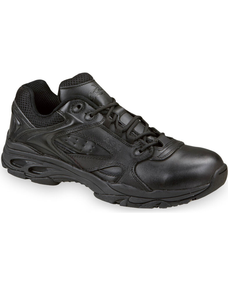 Thorogood Men's Ultra Light Tactical Oxfords - Soft Toe, Black, hi-res