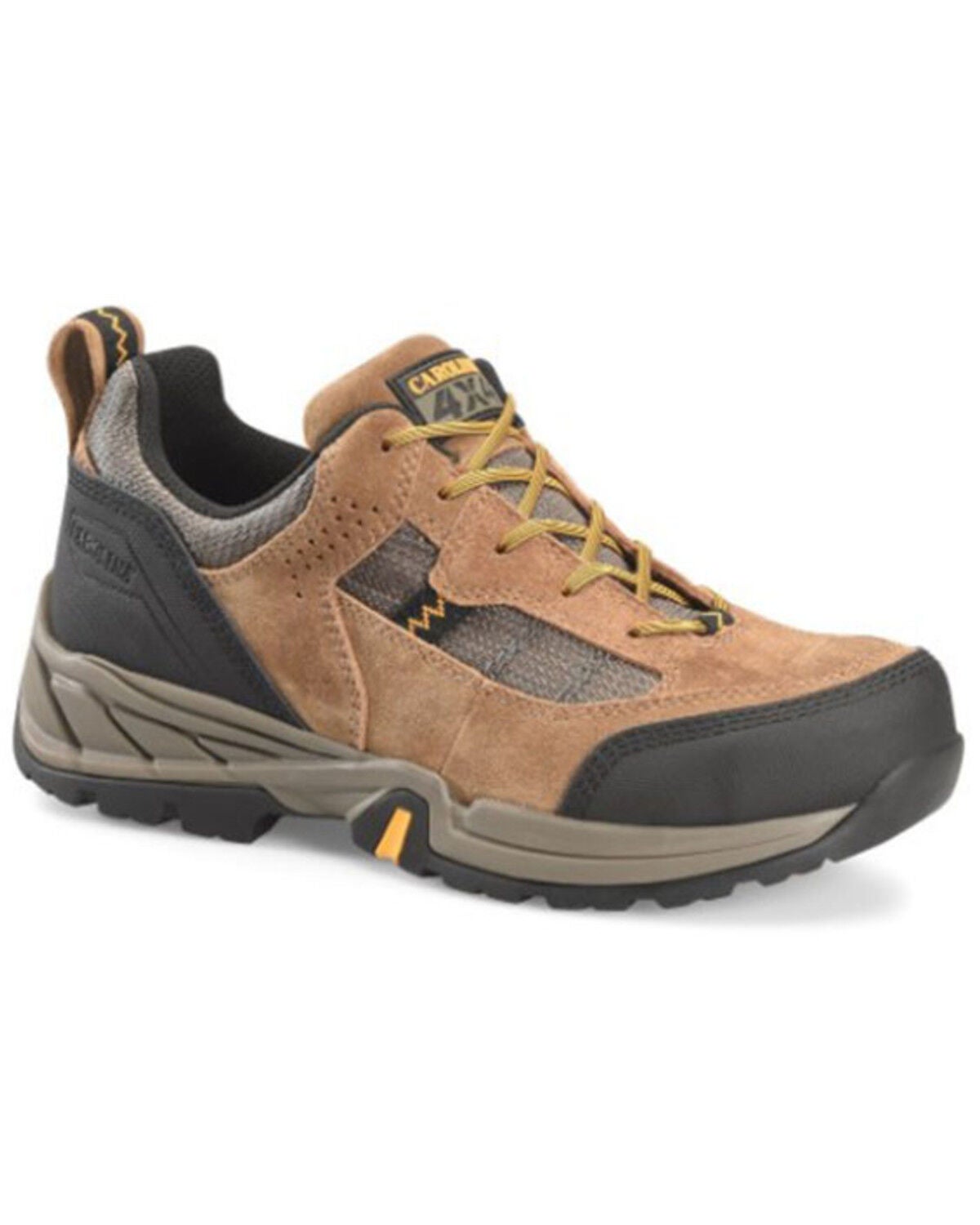 Carolina Men's Brown Granite Aerogrip Hiking Boots - Steel Toe, Brown, hi-res